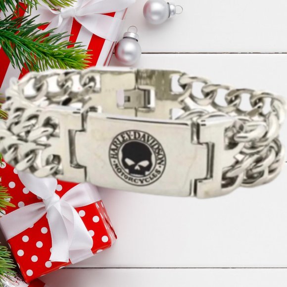 Limited! HD Willie G Skull Men’s Chain Bracelets